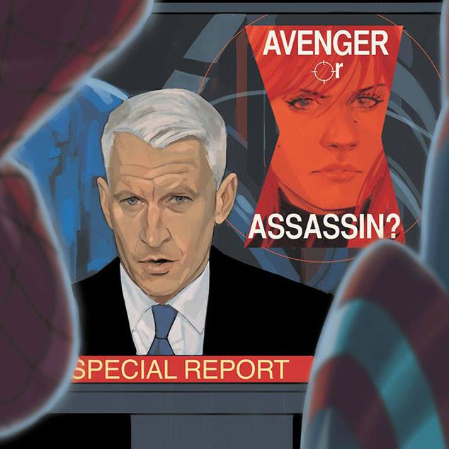 Anderson Cooper, Black Widow Anderson Cooper, Black Widow